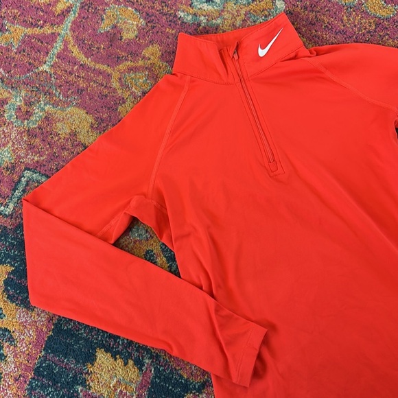 🔥Nike | Women’s Pro Combat Dri-fit fitted top, mock neck, thumb holes, size M - Picture 12 of 12